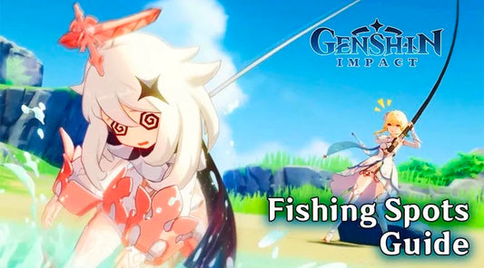 Genshin Impact Fontaine Fishing Locations with Fish Species