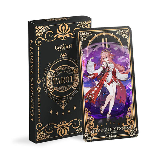 22Pcs Genshin Impact Character Tarot Cards - Teyvat Tavern - Genshin Impact & Honkai Star Rail & 3Z Merch