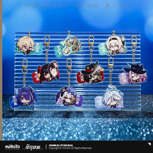 [OFFICIAL] Pom-Pom's Exhibition Hall Character Acrylic Keychain - Teyvat Tavern - Genshin Impact & Honkai Star Rail & 3Z Merch