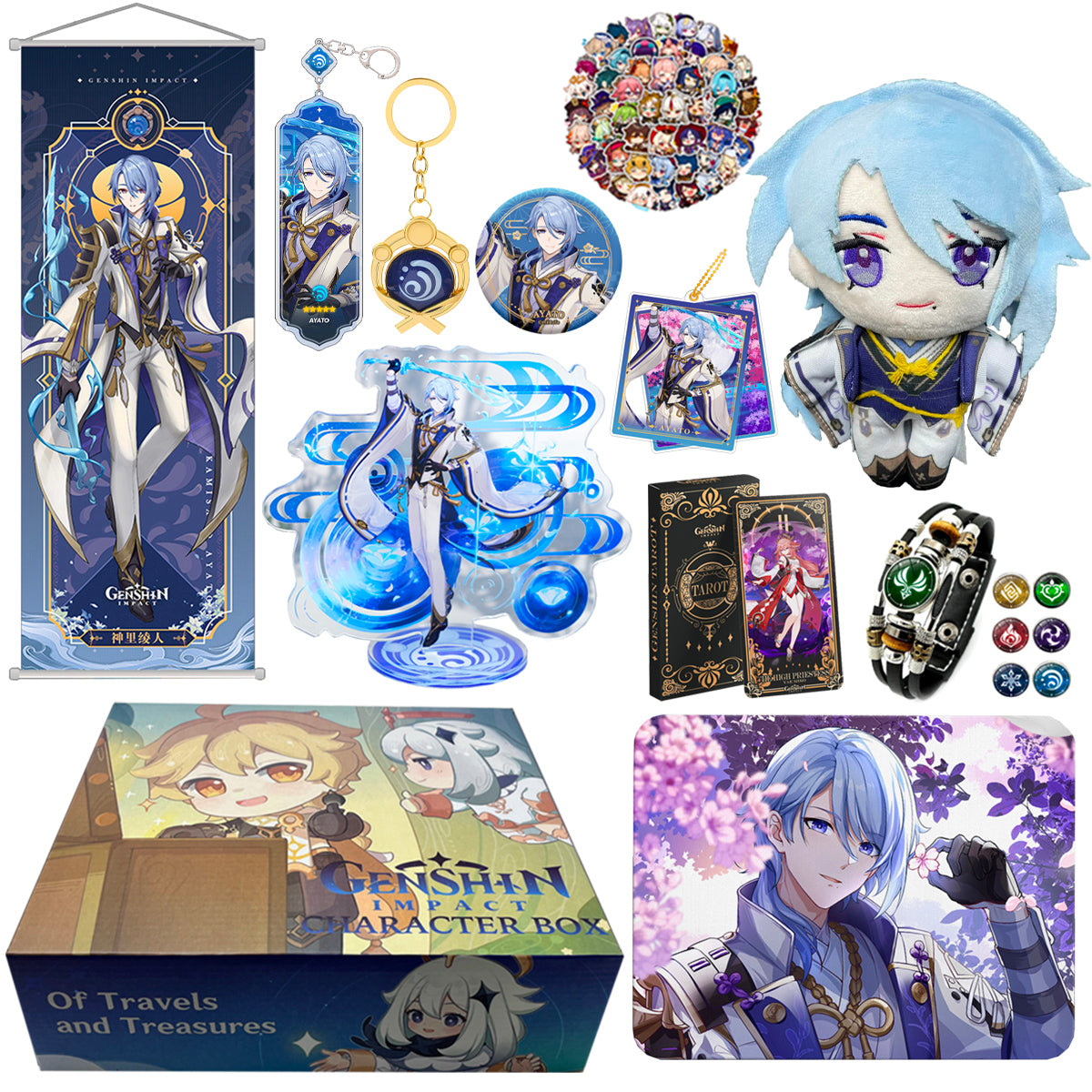 Genshin Impact Character Gift Box with Plush Toy - Teyvat Tavern - Genshin Merch