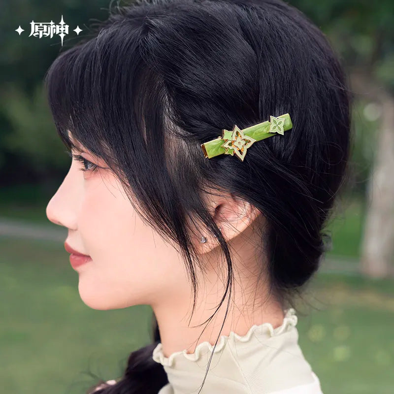 [OFFICIAL] Genshin Nahida Impression Series - Hair Clip - Teyvat Tavern - Genshin Merch