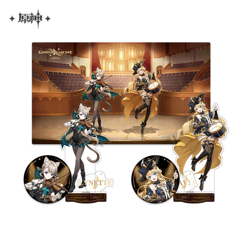 [OFFICIAL] Genshin Concert Endless Sonata Series Badge, Stand Figure and Mousepad - Teyvat Tavern - Genshin Impact & Honkai Star Rail Merch