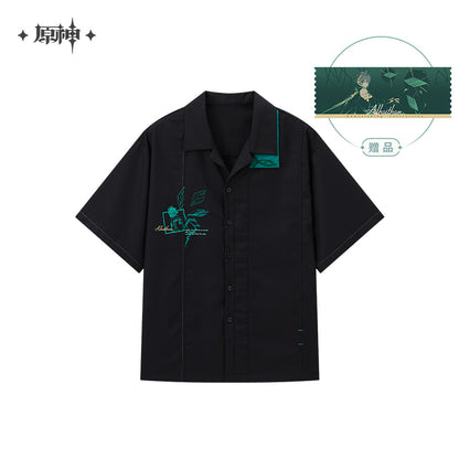 [OFFICIAL] Alhaitham Impression Series - Short Sleeved Shirt - Teyvat Tavern - Genshin Impact & Honkai Star Rail Merch