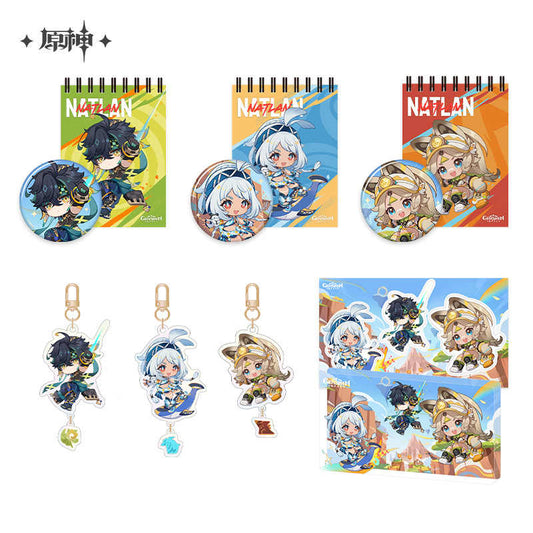 [OFFICIAL] Blaze To Natlan Series Character Cute Badge, Pendant, Note Pad, Acrylic Ornament and Refrigerator Magnet - Teyvat Tavern - Genshin Impact & Honkai Star Rail Merch