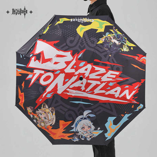 [OFFICIAL] Blaze To Natlan Series Folding Umbrella - Teyvat Tavern - Genshin Impact & Honkai Star Rail Merch