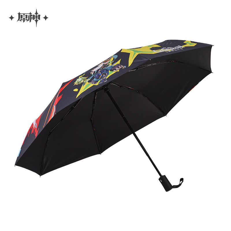 [OFFICIAL] Blaze To Natlan Series Folding Umbrella - Teyvat Tavern - Genshin Impact & Honkai Star Rail Merch