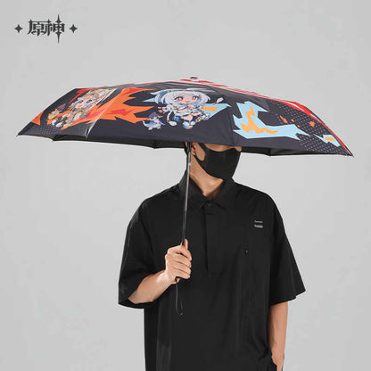 [OFFICIAL] Blaze To Natlan Series Folding Umbrella - Teyvat Tavern - Genshin Impact & Honkai Star Rail Merch