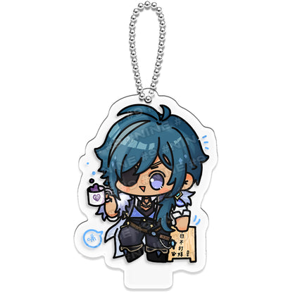 Genshin Impact Character Chibi 2 in 1 Stand Figure Keychain - Teyvat Tavern - Genshin Impact & Honkai Star Rail Merch