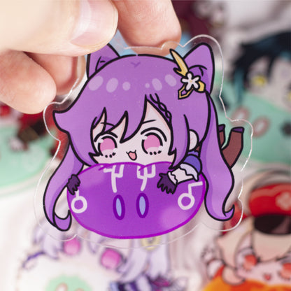 Genshin Impact Character Chibi Keychain "Slime Go" - Teyvat Tavern - Genshin Impact & Honkai Star Rail Merch