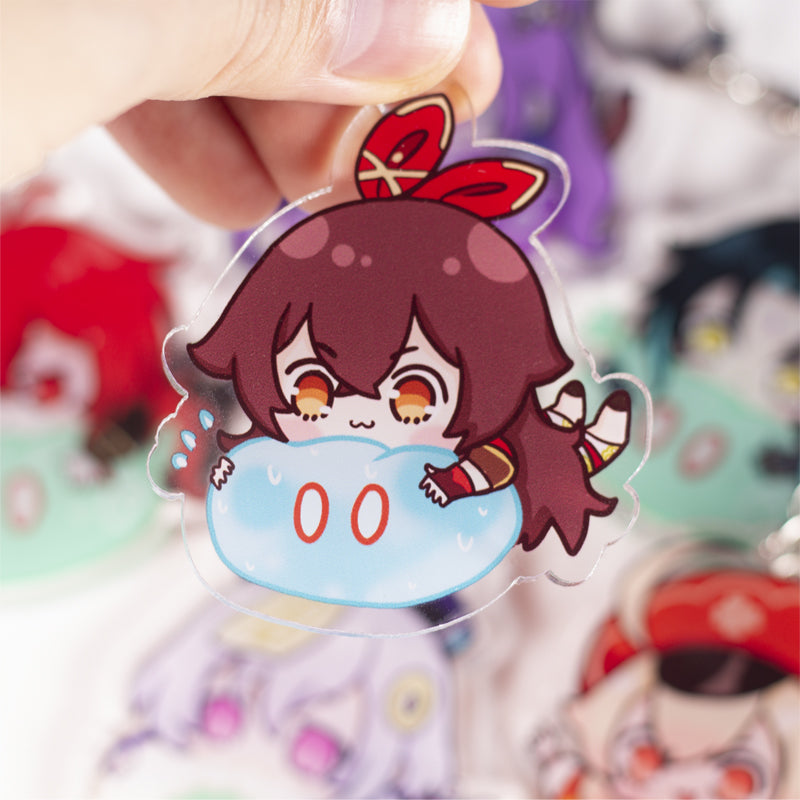 Genshin Impact Character Chibi Keychain "Slime Go" - Teyvat Tavern - Genshin Impact & Honkai Star Rail Merch