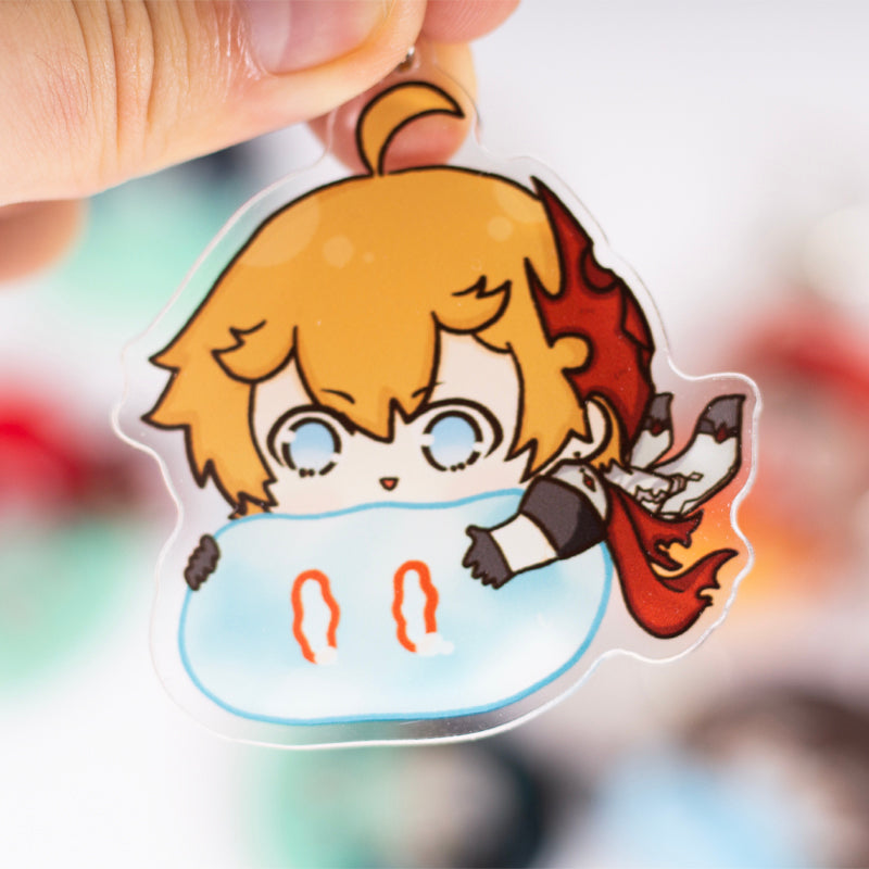 Genshin Impact Character Chibi Keychain "Slime Go" - Teyvat Tavern - Genshin Impact & Honkai Star Rail Merch