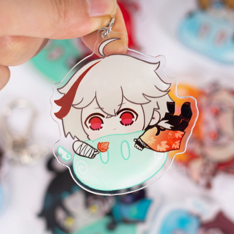 Genshin Impact Character Chibi Keychain "Slime Go" - Teyvat Tavern - Genshin Impact & Honkai Star Rail Merch