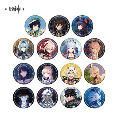 [OFFICIAL] Genshin Impact Character PV Series Badge - Teyvat Tavern - Genshin Impact & Honkai Star Rail Merch