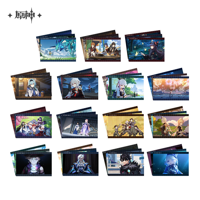 [OFFICIAL] Genshin Impact Character PV Series Photo Cards Set - Teyvat Tavern - Genshin Impact & Honkai Star Rail Merch