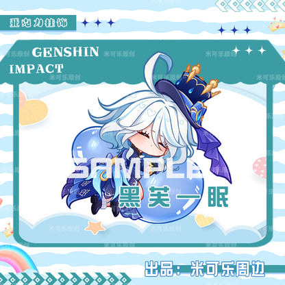 Genshin Impact Character Sleeping Cute Style Acrylic Keychain - Teyvat Tavern - Genshin Impact & Honkai Star Rail Merch