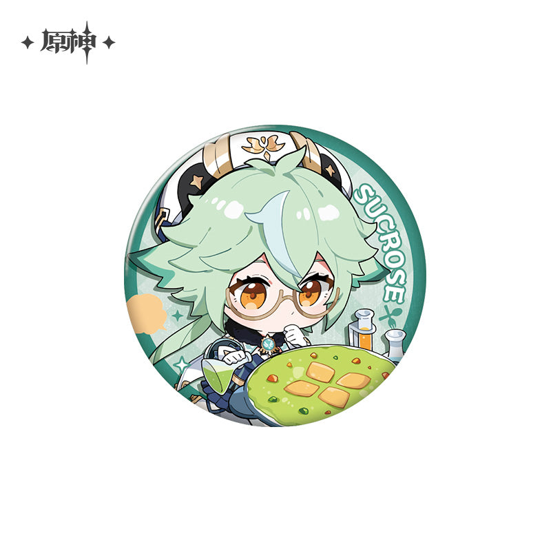 [OFFICIAL] Delicious Party Series Character Badge - Teyvat Tavern - Genshin Impact & Honkai Star Rail Merch