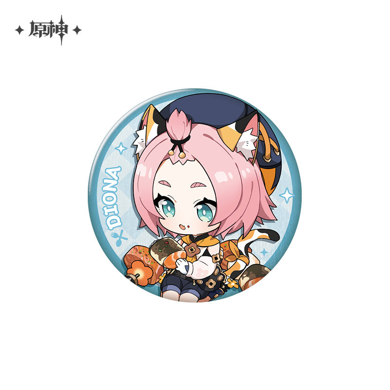 [OFFICIAL] Delicious Party Series Character Badge - Teyvat Tavern - Genshin Impact & Honkai Star Rail Merch