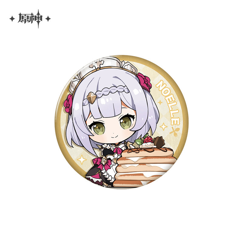 [OFFICIAL] Delicious Party Series Character Badge - Teyvat Tavern - Genshin Merch