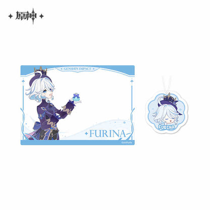 [OFFICIAL] Fragrant Fantasy Series Badge Stand Figure and Photo Card Scented Card Set - Teyvat Tavern - Genshin Impact & Honkai Star Rail Merch