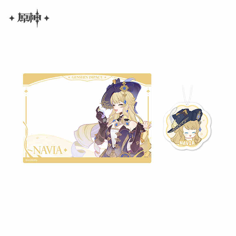 [OFFICIAL] Fragrant Fantasy Series Badge Stand Figure and Photo Card Scented Card Set - Teyvat Tavern - Genshin Impact & Honkai Star Rail Merch