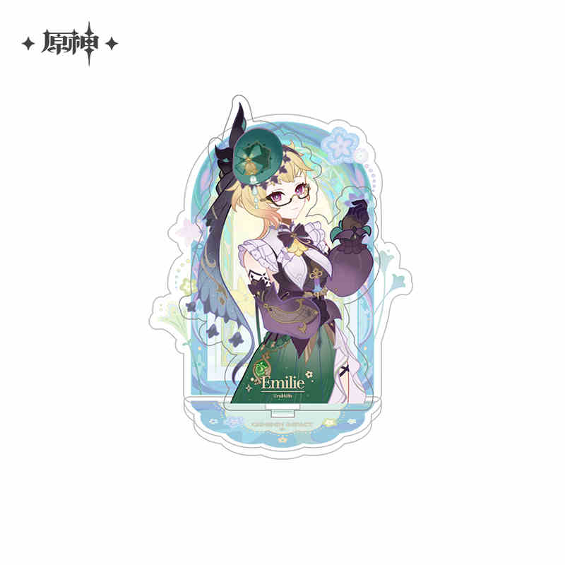 [OFFICIAL] Fragrant Fantasy Series Badge Stand Figure and Photo Card Scented Card Set - Teyvat Tavern - Genshin Impact & Honkai Star Rail Merch