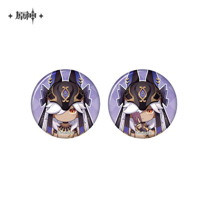 [OFFICIAL] Genshin Impact Happy Birthday Series Treasured Memories Character Mini Badge Set - Teyvat Tavern - Genshin Merch