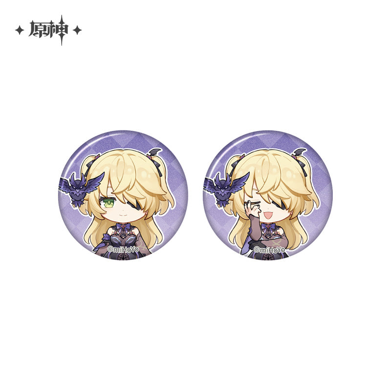 [OFFICIAL] Genshin Impact Happy Birthday Series Treasured Memories Character Mini Badge Set - Teyvat Tavern - Genshin Merch