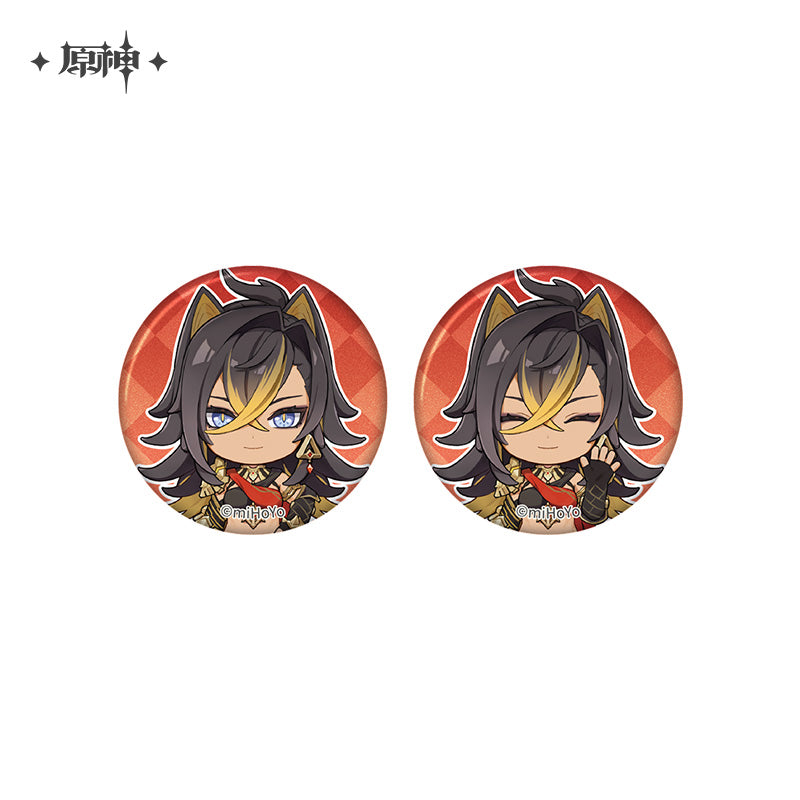 [OFFICIAL] Genshin Impact Happy Birthday Series Treasured Memories Character Mini Badge Set - Teyvat Tavern - Genshin Merch