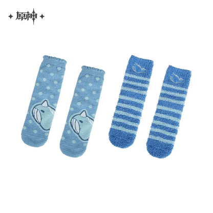 [OFFICIAL] Genshin Impact House of The Hearth Winter Series Home Plush Socks (2 Pack)