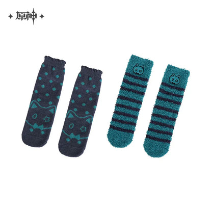 [OFFICIAL] Genshin Impact House of The Hearth Winter Series Home Plush Socks (2 Pack)