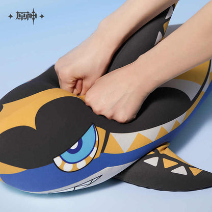 [OFFICIAL] Mualani's Sharky Surfboard Throw Pillow - Teyvat Tavern - Genshin Impact & Honkai Star Rail Merch