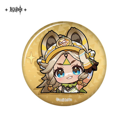 [OFFICIAL] Genshin Impact Natlan Character Cute Badge - Teyvat Tavern - Genshin Impact & Honkai Star Rail Merch