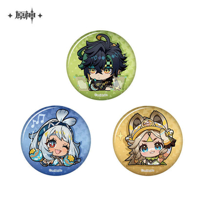 [OFFICIAL] Genshin Impact Natlan Character Cute Badge - Teyvat Tavern - Genshin Impact & Honkai Star Rail Merch