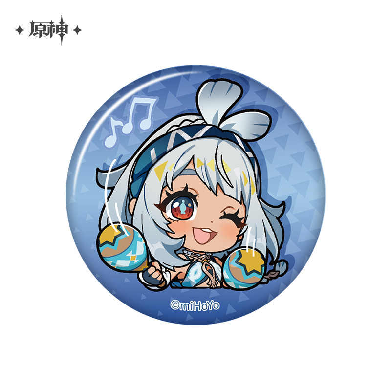 [OFFICIAL] Genshin Impact Natlan Character Cute Badge - Teyvat Tavern - Genshin Impact & Honkai Star Rail Merch