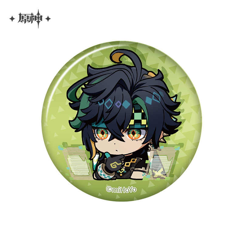 [OFFICIAL] Genshin Impact Natlan Character Cute Badge - Teyvat Tavern - Genshin Impact & Honkai Star Rail Merch