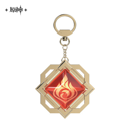 [OFFICIAL] Genshin Impact Element Vision Hangable Decorative Keychain - Teyvat Tavern - Genshin Merch