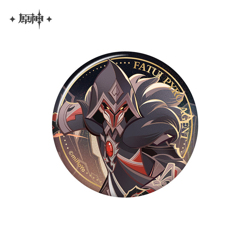 [OFFICIAL] Genius Invokation TCG Series Badge - Teyvat Tavern - Genshin Merch