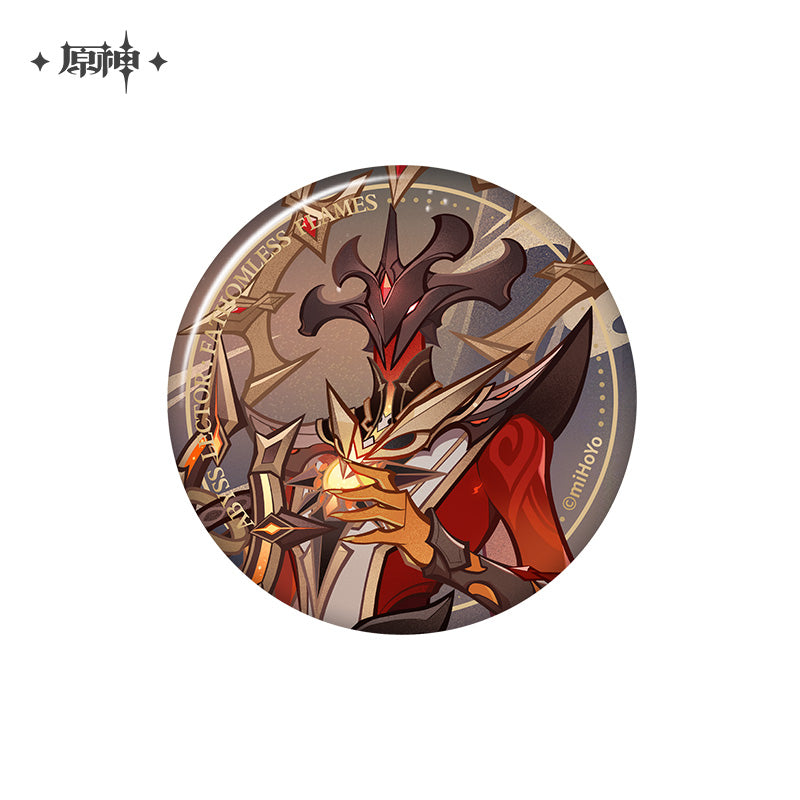 [OFFICIAL] Genius Invokation TCG Series Badge - Teyvat Tavern - Genshin Merch