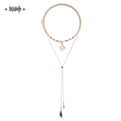 [OFFICIAL] Kaveh Impression Series Accessories - Necklace / Ear Clips - Teyvat Tavern - Genshin Impact & Honkai Star Rail Merch