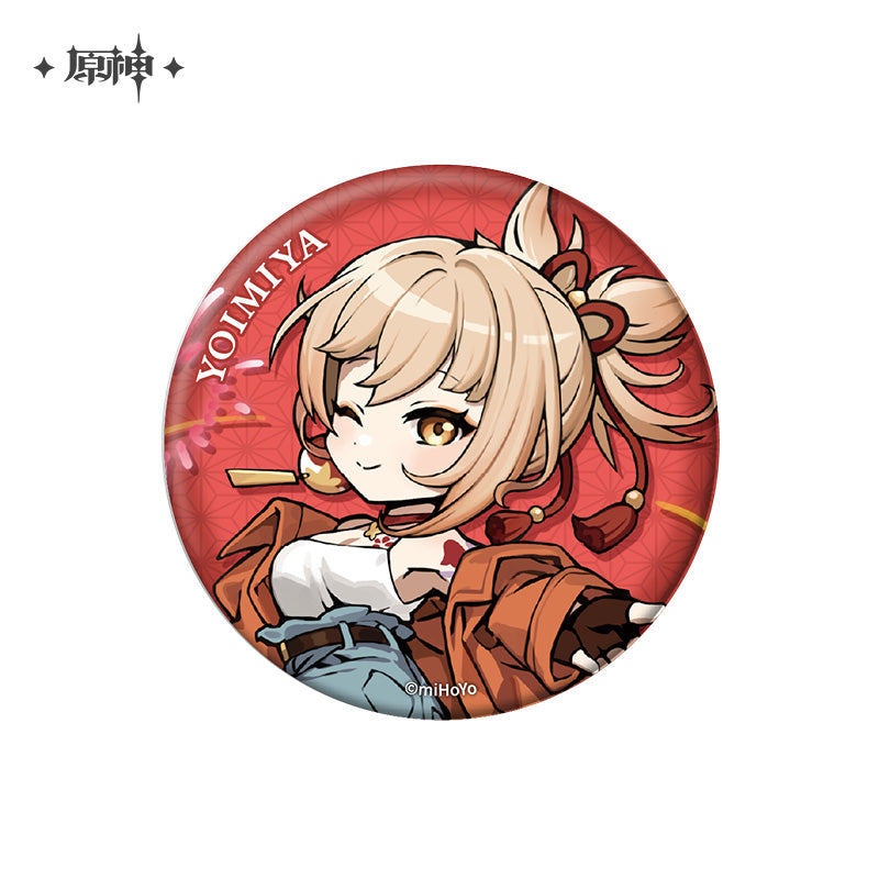 [OFFICIAL] Outing Party Theme Cute Character Badge and Keychain - Teyvat Tavern - Genshin Merch