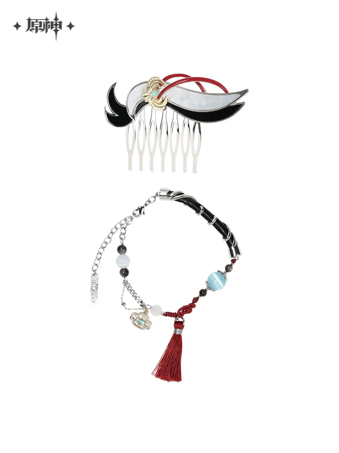 Genshin Impact Official Shenhe Impression Series Clothes and Accessories Bracelets and Decor Hair Combs - Teyvatavern