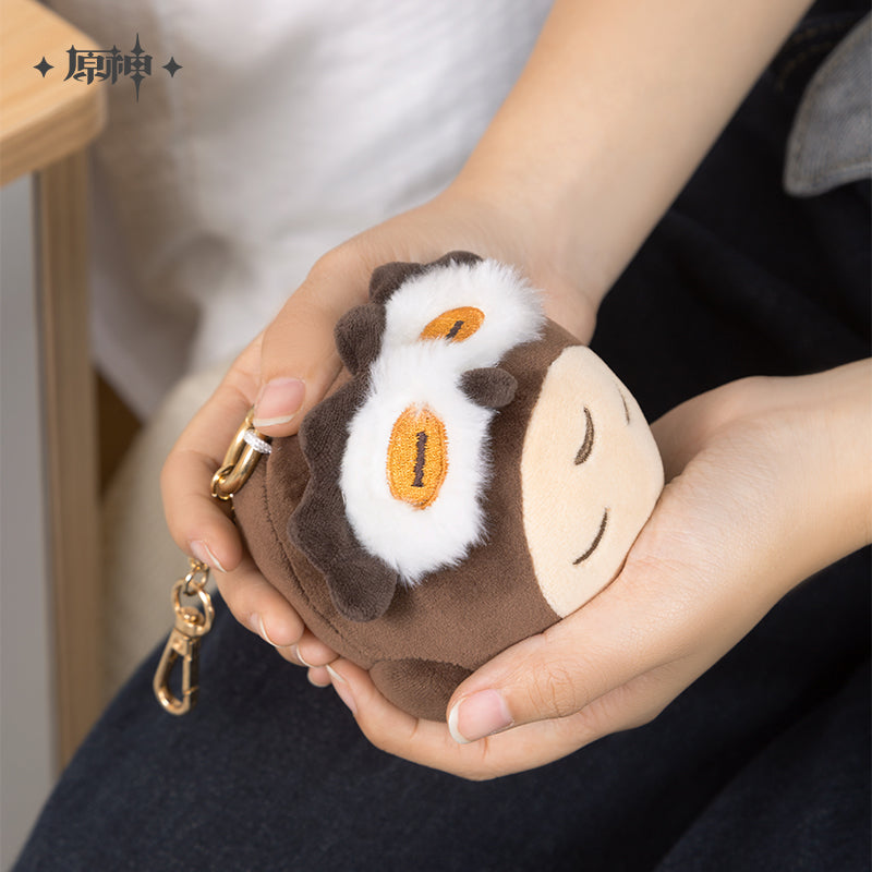 [OFFICIAL] Teyvat Zoo Series Diluc's Nite Owl Plush Doll and Pendant - Teyvat Tavern - Genshin Merch