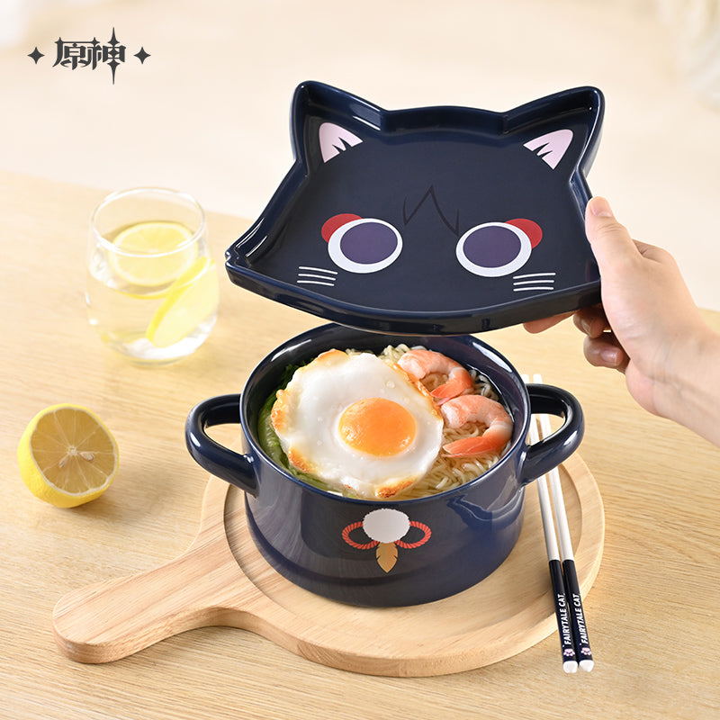 [OFFICIAL] Wanderer Fairytale Cat Series Household Ceramic Tableware Set - Teyvat Tavern - Genshin Impact & Honkai Star Rail Merch