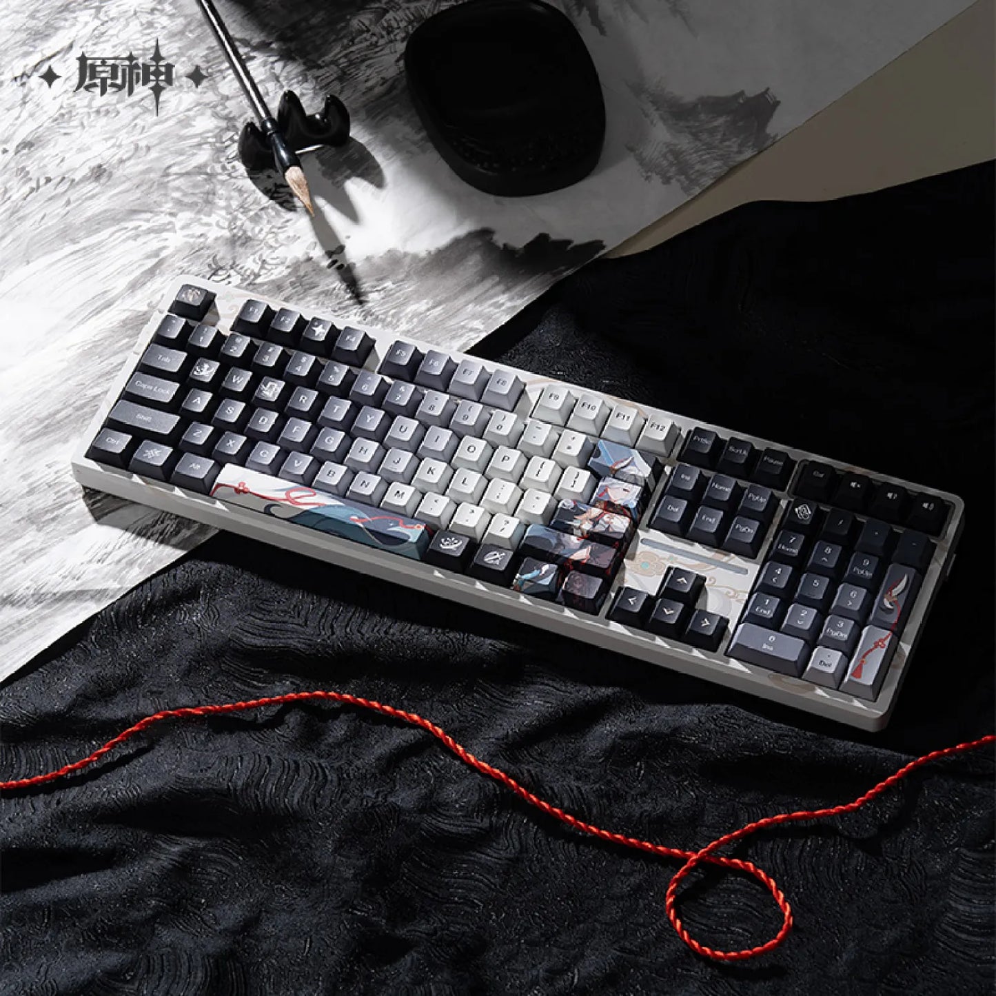 [OFFICIAL] Genshin Impact Shenhe RGB Backlit Mechanical Keyboard - Teyvat Tavern - Genshin Impact & Honkai Star Rail & 3Z Merch