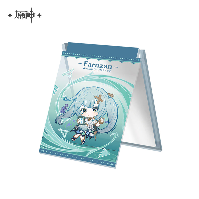 [OFFICIAL] Starlight Letter Series Character Portable Folding Cosmetic Mirror - Teyvat Tavern - Genshin Merch