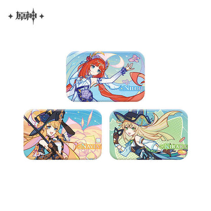 [OFFICIAL] Summertide Scales and Tales Themed Badge and Stand Figure - Teyvat Tavern - Genshin Impact & Honkai Star Rail Merch