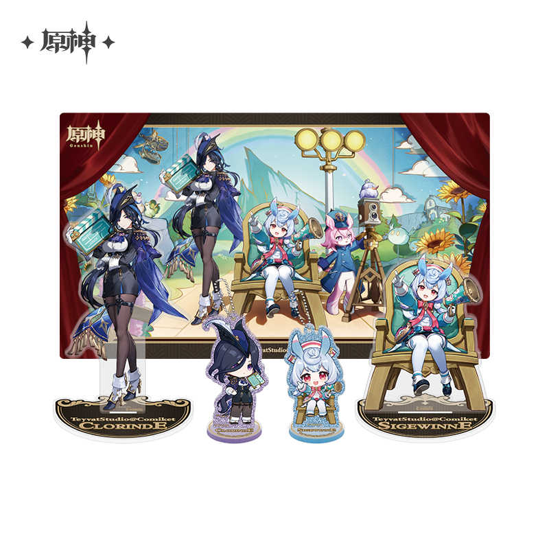 [OFFICIAL] Genshin Impact Teyvat Studio @Comiket Series Stand Figure, Pendant and Mousepad - Teyvat Tavern - Genshin Impact & Honkai Star Rail Merch