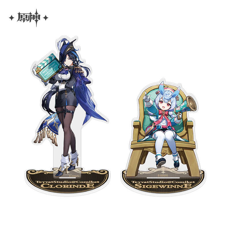 [OFFICIAL] Genshin Impact Teyvat Studio @Comiket Series Stand Figure, Pendant and Mousepad - Teyvat Tavern - Genshin Impact & Honkai Star Rail Merch