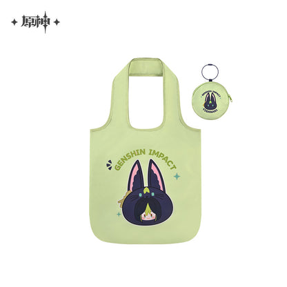 [OFFICIAL] Teyvat Zoo Series Folding Tote Bag With Coin Purse - Teyvat Tavern - Genshin Impact & Honkai Star Rail Merch