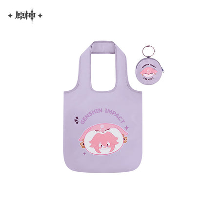 [OFFICIAL] Teyvat Zoo Series Folding Tote Bag With Coin Purse - Teyvat Tavern - Genshin Impact & Honkai Star Rail Merch